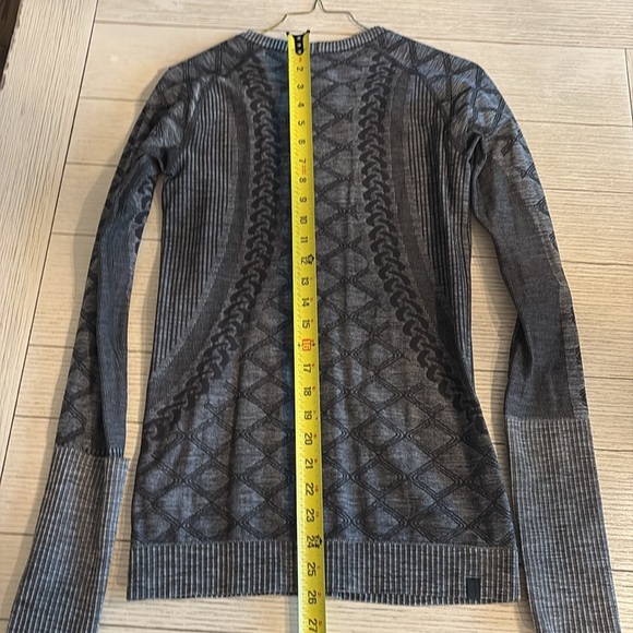 Lululemon Rest Less gray pullover size 8 - Picture 4 of 6